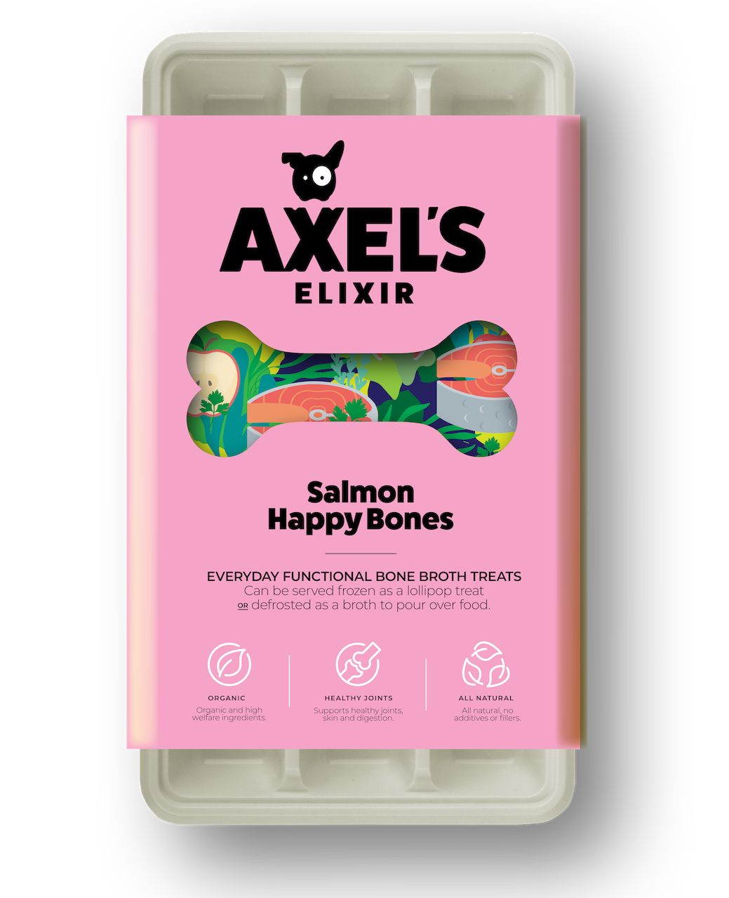 Salmon Happy Bones 5-Pack – Axels Elixir
