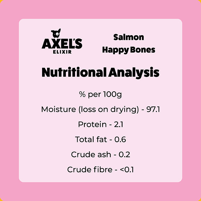 Salmon Happy Bones 5-Pack (60 Bones)