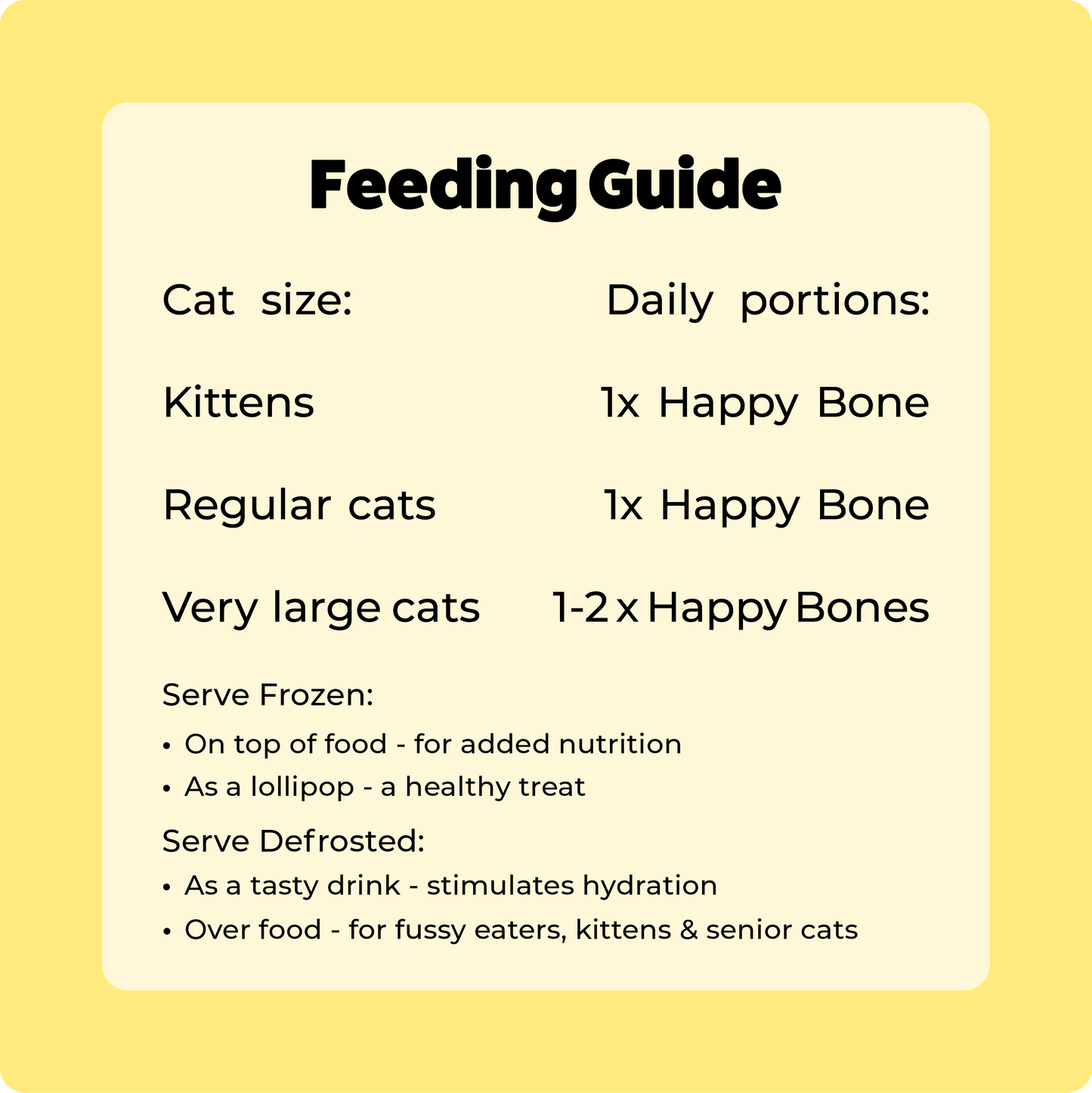 Duck Happy Bones for Cats