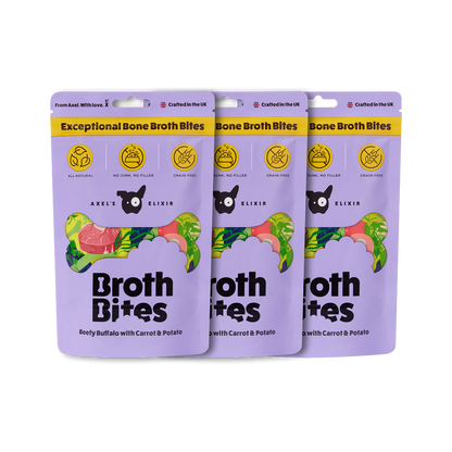 Broth Bites Beefy Buffalo with Carrot & Potato 3-Pack